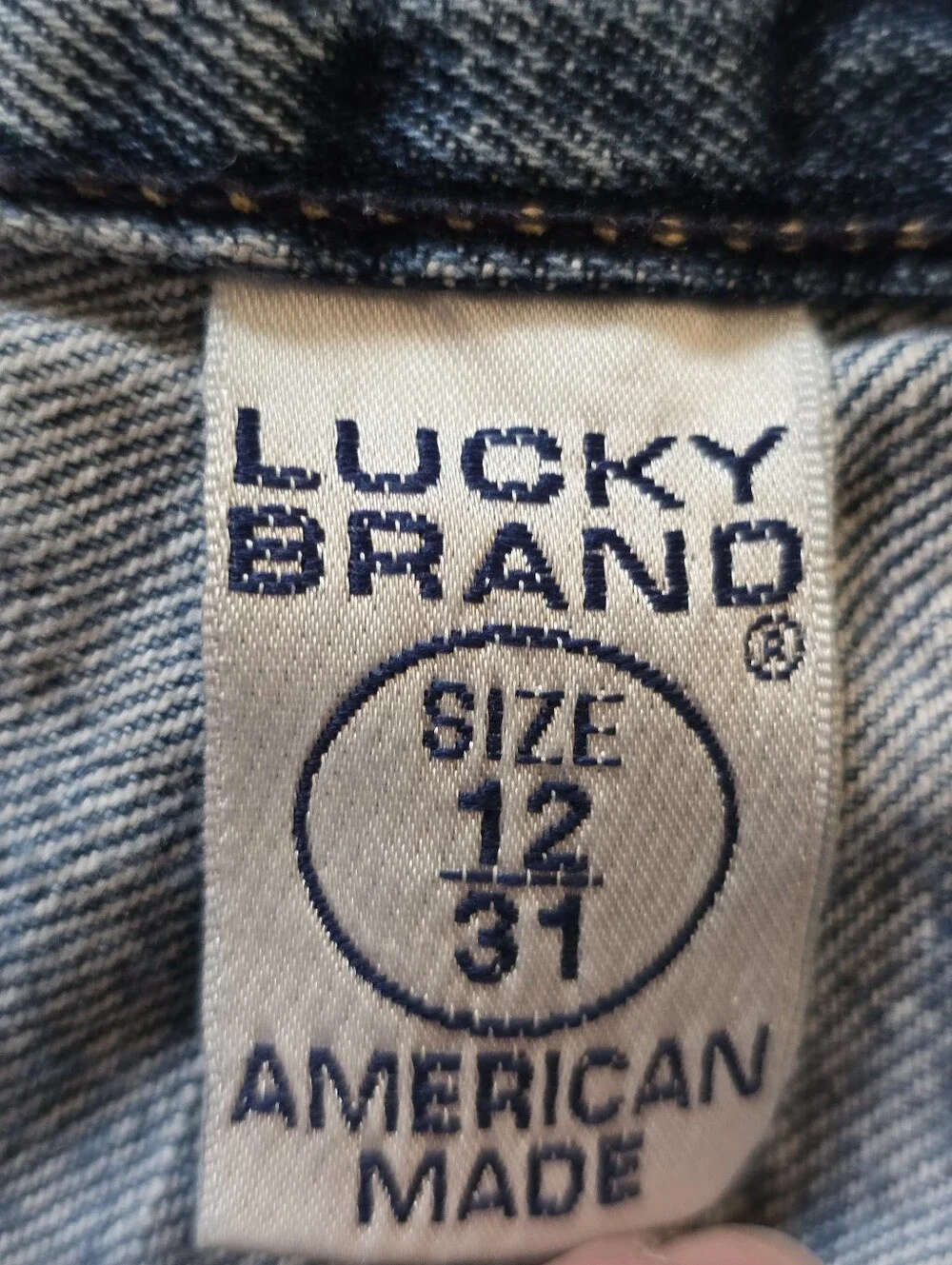 Vintage Lucky Brand 203 Low Rise Bootleg Jeans Women's Size 12 Y2K - Picture 4 of 15